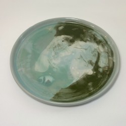 Assiette 50 nuances de vert