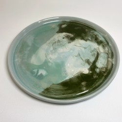 Assiette 50 nuances de vert