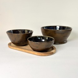 Saladier d'un Brun Surprise