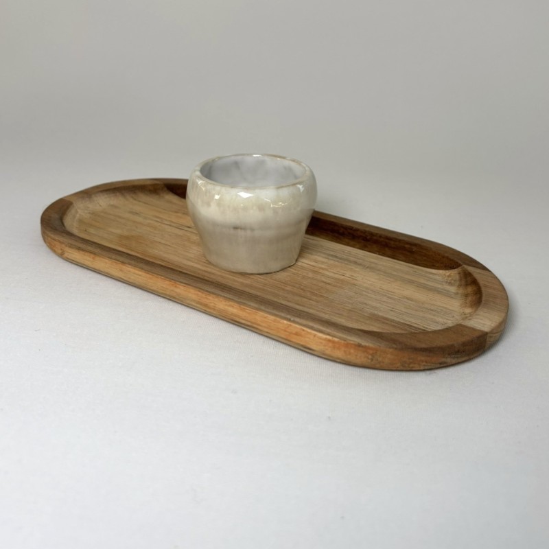 Mini ramequin Blanc Cassé