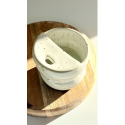 Travel Mug Curve – Blanc Pyrité