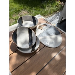 Assiette profonde Volcanique